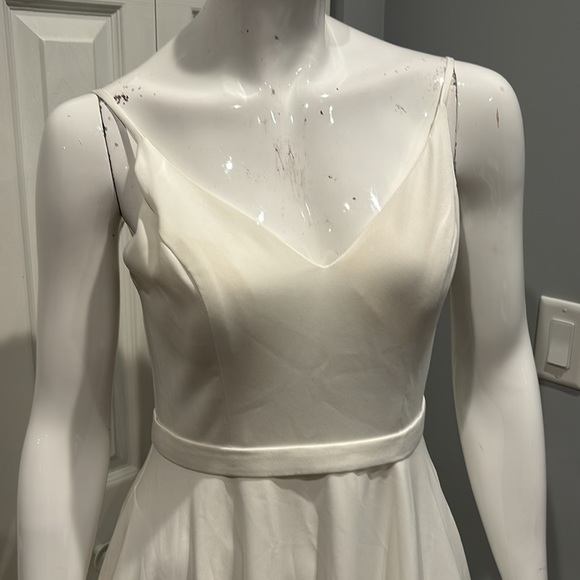 NWOT Ieena for Mac Duggal white gown - Picture 5 of 14